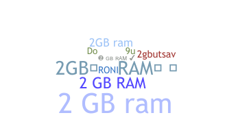 Παρατσούκλι - 2GBRAM