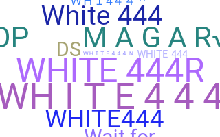 Παρατσούκλι - WHITE4444