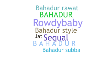 Παρατσούκλι - Bahadur