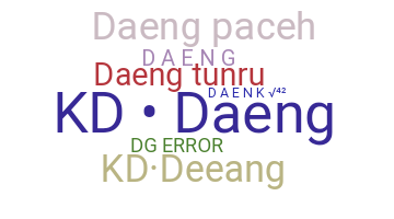 Παρατσούκλι - Daeng