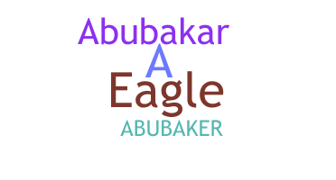 Παρατσούκλι - Abubaker