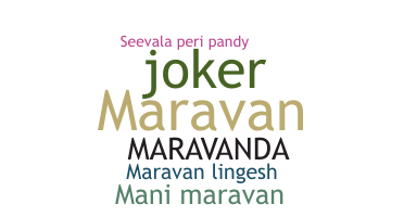 Παρατσούκλι - maravan