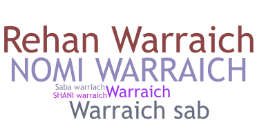 Παρατσούκλι - Warraich