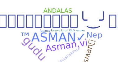 Παρατσούκλι - Asman