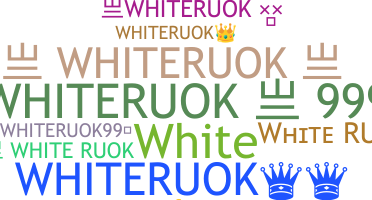 Παρατσούκλι - Whiteruok