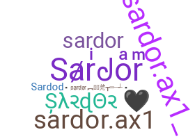 Παρατσούκλι - Sardor