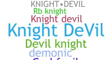 Παρατσούκλι - KnightDevil