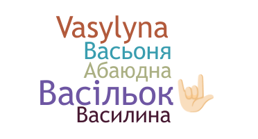Παρατσούκλι - Василина