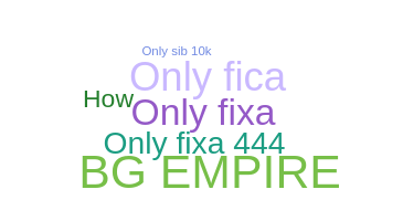 Παρατσούκλι - OnlyFIXA