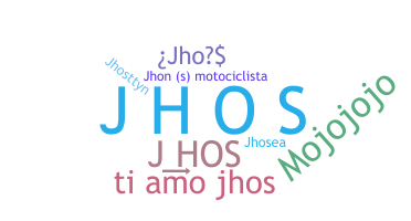 Παρατσούκλι - Jhos