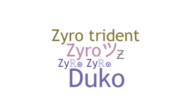 Παρατσούκλι - Zyro