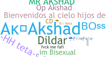 Παρατσούκλι - Akshad