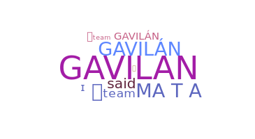 Παρατσούκλι - Gavilan