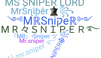 Παρατσούκλι - MrSniper