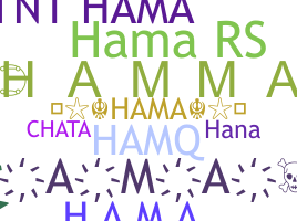 Παρατσούκλι - Hama
