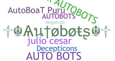 Παρατσούκλι - Autobots